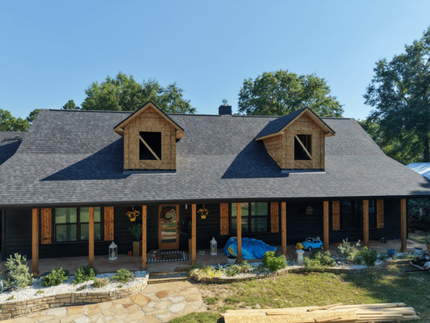 Dark Shingle Rustic Home